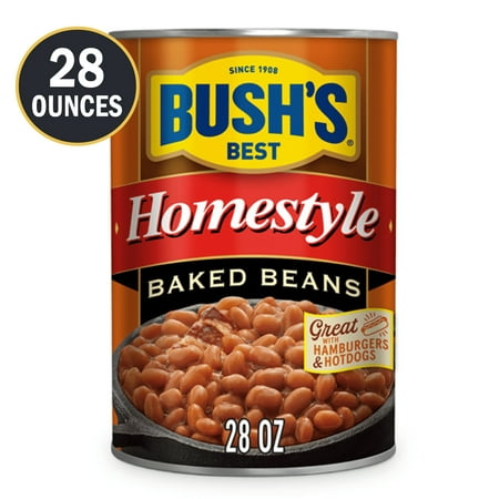UPC 039400015949 product image for Bush s Homestyle Baked Beans  Canned Beans  28 oz Can | upcitemdb.com
