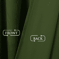 thumbnail image 5 of StangH Moss Green Velvet Curtains - Back Tab Room Darkening Window Drapes for Bedroom, Super Soft Heavy Thick Room Dividers for Living Room/Sliding Door, W52 x L84, 2 Panels, 5 of 9