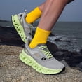 thumbnail image 6 of [Men's Running Shoes] Men's Casual Sports Shoes - Slip-Resistant, Durable, Breathable Mesh, Lightweight Road Running & Outdoor Trail Running Shoes - Stylish Athletic Shoes for Hiking, Walking, 6 of 8