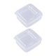 thumbnail image 2 of Contenedor de alimentos para refrigerador apilable, 2 uds., contenedores de almacenamiento de plástico herméticos para alimentos, transparente con tap, 2 of 4
