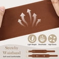 thumbnail image 5 of JASGOOD Women Wide Elastic Waist Belt for Dresses Fashion Cinch Belts Stretchy Waistband with Gold Buckle, 5 of 11