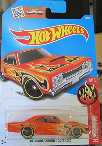 Details about   2018 HOT WHEELS HW FLAMES '69 DODGE CORONET SUPERBEE BLUE WITH FLAMES 7/10 
