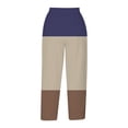 thumbnail image 4 of Baodmurt High Waist Pants for Women Cropped Capris Drawstring , Sweatpants for Holiday, Yellow S, 4 of 5