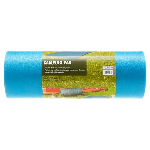 Ozark Trail Closed Cell Foam Blue Camp Sleeping Pad