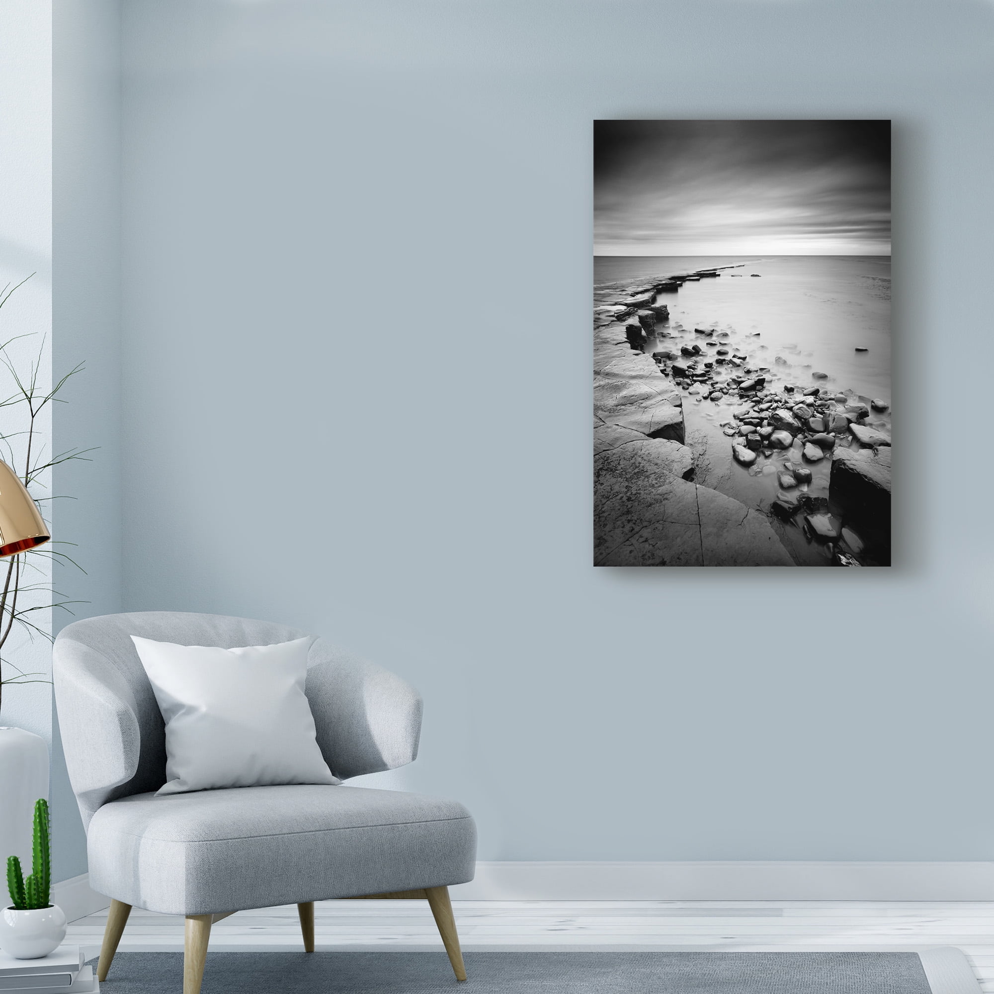 Trademark Fine Art 'Kimmeridge Bay' Canvas Art by Nina Papiorek