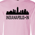thumbnail image 4 of Inktastic Indianapolis Indiana City Skyline Long Sleeve T-Shirt, 4 of 5