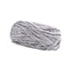 thumbnail image 1 of Hilo de lana grueso para tejer a mano, hilo de punto para brazo de ganchillo, hilo Tubular Jumbo, hilo de punto a mano para suéteres tapiz, suéter Gris claro, 1 of 8