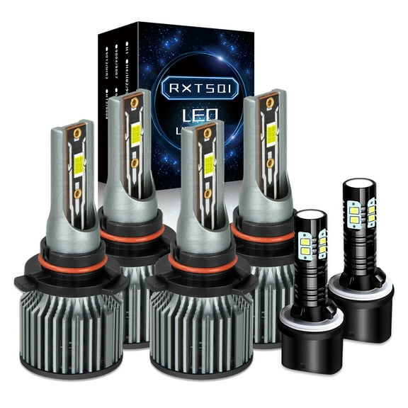 For Chevy Silverado 1500 1999-2002 6x LED 9005 9006 880 Headlight Fog Light Combo Bulbs Kit,q8