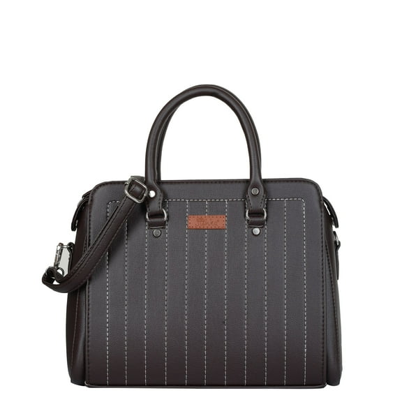 Sishka Brown Women’s Handbag – Vegan Leather Crossbody Sling Bag with Top Handle & Adjustable Strap