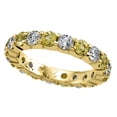 thumbnail image 2 of Karina B� Yellow Sapphire Eternity Band, 2 of 9