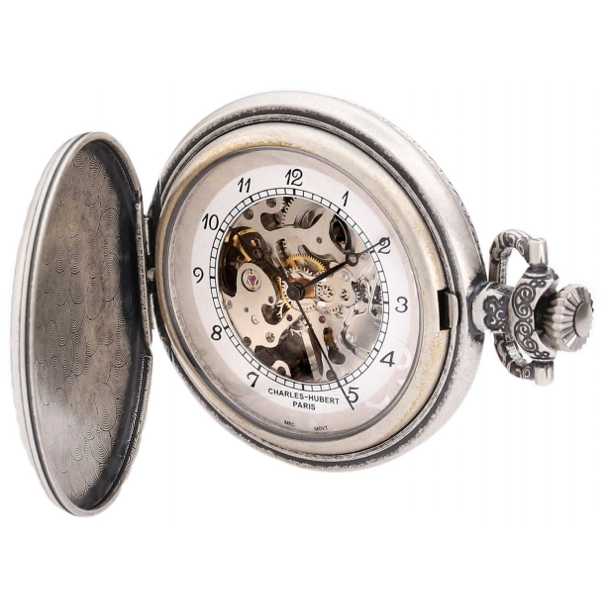 Charles-Hubert Paris Men's 3920 Classic Collection Pocket Watch