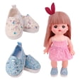 thumbnail image 1 of 2 Pares De De Lentejuelas Cómodos Para Mellchan 14.5 "Girl Doll Dress Up Accs yotijar Botas de niña con lentejuelas, 1 of 6
