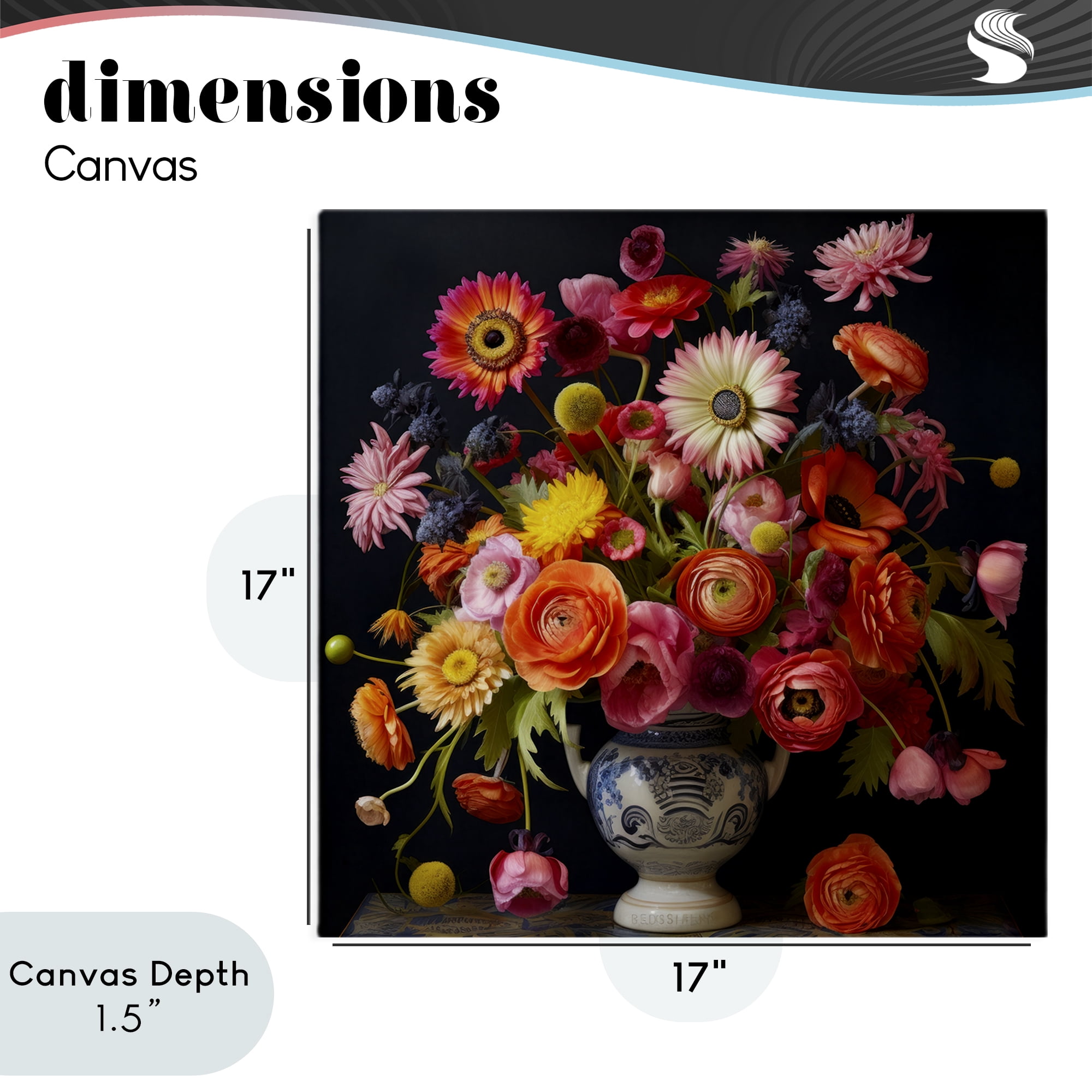 Stupell Industries Harmonious Spring Bouquet Canvas Wall Art, design by Lazar Studio