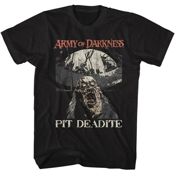 Army Of Darkness Pit Deadite Black Adult T-Shirt Xlt