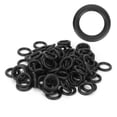 thumbnail image 4 of Anillos de tatuaje negros, 100 piezas Anillos de tatuaje Anillos de goma para tatuajes Suministros de tatuaje Rendimiento de alta gama, 4 of 8