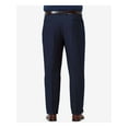 thumbnail image 2 of HAGGAR Mens Navy Classic Fit Pants 46 X 32, 2 of 3