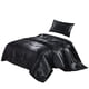 thumbnail image 3 of Yuarrent Funda de edredón Dido, funda de edredón de seda Artificial, funda de almohada para dormir con cremallera, juego de cama Juegos de cama negro Triángulo Yuarrent HA003632-01, 3 of 6