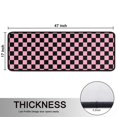 thumbnail image 5 of Kitchen Rugs Sets Of 2,Black and Pink Checkerboard Pattern Anti Fatigue Kitchen Mat Rugs Non Slip Washable,Decorative Kitchen Floor Mats for Kitchen,Sink,Laundry,17"x47"+17"x47", 5 of 5