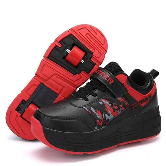 Child Roller Skate Shoes for Kids Boys Girls Wheels Sneakers with On Two Wheels Kid Children Boy Girl Roller Sneaker Tennis Shoe