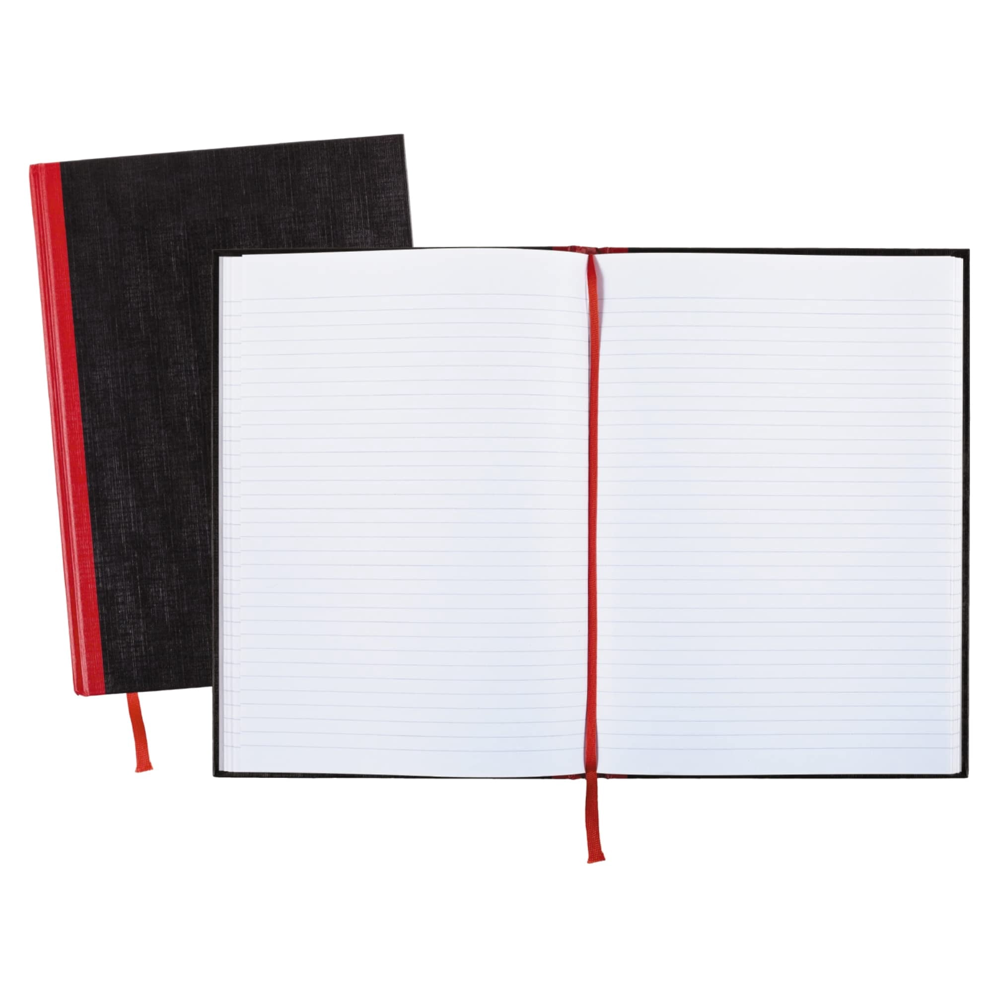 Black n' Red™ Notebook/Journal, 11 3/4" x 8 1/4", 192 Pages (96 Sheets), Black/Red, (D66174)