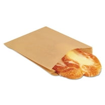Bagcraft NK25 EcoCraft Grease-Resistant Sandwich Bag 6 1/2 x 1 x 8 Natural 2000/Carton 300100