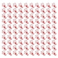 thumbnail image 1 of 100 clips para encuadernación de gatitos, estilo animal lindo, sujeción fuerte, abrazaderas huecas para encuadernación de gatos para notas, papeles, ropa, color rojo, 1 of 5