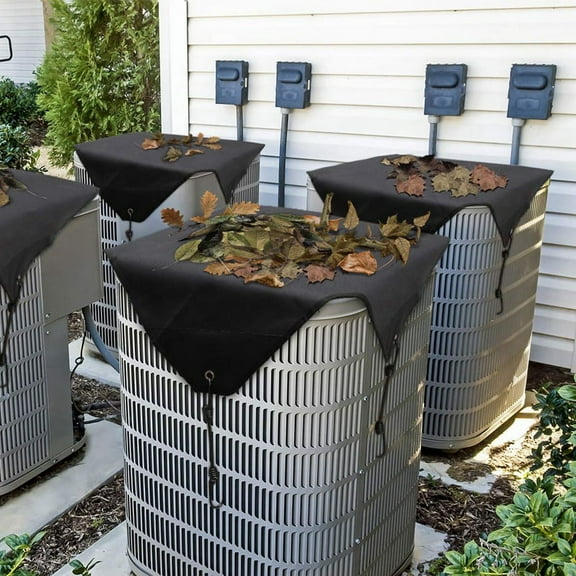 Air Conditioner Cover Outdoor Units Winter or Summer AC Defended Heavy Duty Top Air Co y10453