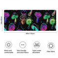 thumbnail image 3 of Purple Mushroom Star Black Pattern Bathroom Rugs Mat,Non Slip Microfiber Bathroom Rug,Rubber Backing,Soft Bathroom Mats for Bathroom Floor,Tub and Shower,60x24in(150x60cm), 3 of 5