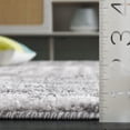 thumbnail image 4 of Safavieh Ravine Jessie Abstract Shag Area Rug, Dark Gray/Ivory, 5'3" x 7'6", 4 of 10