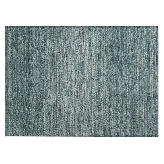 Dalyn Rugs Machine Washable Indoor/Outdoor Chantille ACN2150 Teal 1'8" x 2'6" Rug