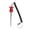 Red, variant on BIMZUC Gym Weight Stack Pin with Lanyard Enhanced Security Selector Lock Red 0.31 inches / 8 mm x 3.15 inches / 80 mm