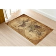 thumbnail image 6 of Vintage Rug, Soft Rug, Vintage World Map Rug, Large Rug, Old World Map Rug, Map Rug, Non-Slip Carpet Rug, Pattern Rug, Brown Rug, 5.9'x9.2' - 180x280 cm, 6 of 8