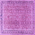 thumbnail image 1 of Ahgly Company Indoor Square Persian Purple Traditional Area Rugs, 3' Square, 1 of 4