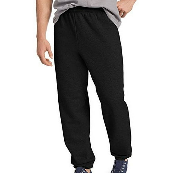 Hanes ComfortBlend® EcoSmart® Men`s Sweatpants - Best-Seller! (Pack of 2) (1 Black / 1 Navy)