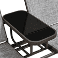 thumbnail image 4 of Yaheetech 2-Seater Texteline Glider Bench W/Table for Outdoor, Gray, 4 of 8