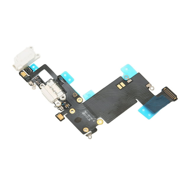 Módulo de puerto de carga Puerto de carga USB Conector de base Micrófono Auriculares Cable flexible Módulo para iPhone 6S Plus Blanco