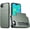 Army Green, variant on Whaledi Protective Phone Wallet Case Cover with Builtin Card Slot and Impact Absorption