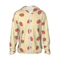thumbnail image 2 of Lsque Strawberries UPF 50+ Lightweight Sun Protection Men's Women's Long Sleeve Shirt, Hoodie Performance -Large, 2 of 9