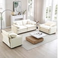 thumbnail image 2 of Miekor Luxurious and Sophisticated Sofa Set with Soft Cushions and Pillows, Sofa Set for Living Rooms and Clubs as well as Home Theaters, Consisting of Two Single Sofas and a 2-Seaters Sofas in B 0678, 2 of 16