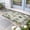 OliveDrab, variant on Tropical Green Palm Tree Door Mat Indoor Outdoor, Summer Beach Botanical Non Slip Welcome Mat with Rubber Backing, Absorbent Fabric Front Door Mats Entryway Rug for Home Patio Entrance 16"x24"