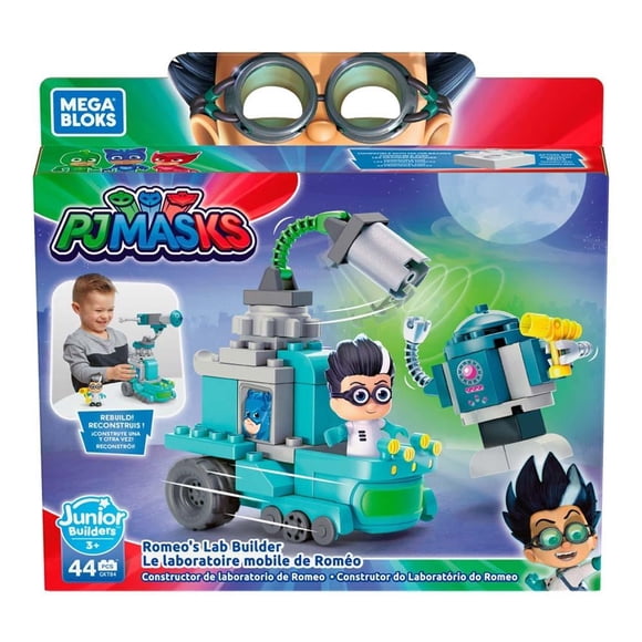 Set de Construcción Mega Bloks Pj Masks Laboratorio de Romeo 44 Piezas