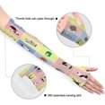thumbnail image 3 of Animaux Mignons Manches Renard Protection Solaire Manches Rafraîchissantes Manches Soleil Unisexes en Soie Glacée avec Trou pour Pouce pour Course Cyclisme Conduite Sports Extérieurs, 3 of 7