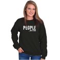 thumbnail image 3 of Funny People Not A Fan Sarcastic Joke Sweatshirt for Men or Women Brisco Brands S, 3 of 6