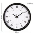 thumbnail image 1 of Silent Scanning Modern Elegant Bell Table Creative Roman Digital Clock, 1 of 4