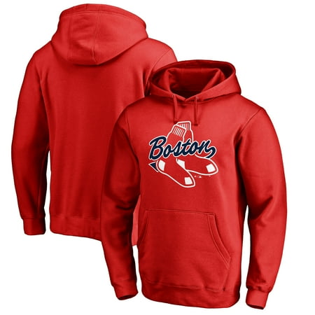 Sox Sweatshirt - Boston Red Sox Fanatics Branded Big & Tall BoSox Hometown Collection Pullover Hoodie - Red