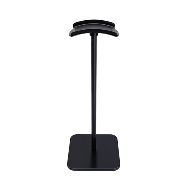 Headphone Stand Display Rack Removable Desktop Earphone Hanger Aluminum Alloy Vertical Bracket for Headphone Black