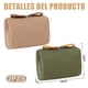 thumbnail image 2 of 2pzs Bolsa de Maquillaje para Mujer, 16×10cm Cosmetiquera de Viaje para Maquillaje,Neceser de Maquillaje Impermeable para Mujer,con Cremalleras Dobles y Compartimentos Internos (Verde + Caqui), 2 of 7