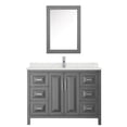 thumbnail image 2 of Wyndham Collection Wcv252548s-Qtz-Unsmed Daria 48" Free Standing Single Basin Vanity Set -, 2 of 7