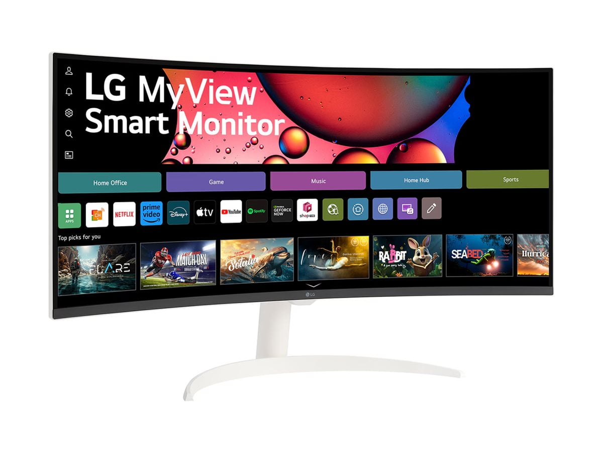 LG MYVIEW SMARTMONITOR 32IN 32SR65QC-W (3440 X 1440) WITH VA 21:9