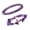 Purple, variant on Trendy Crystal Butterfly Bracelet Natural Stone Beaded Wrist Jewelry for Ladies